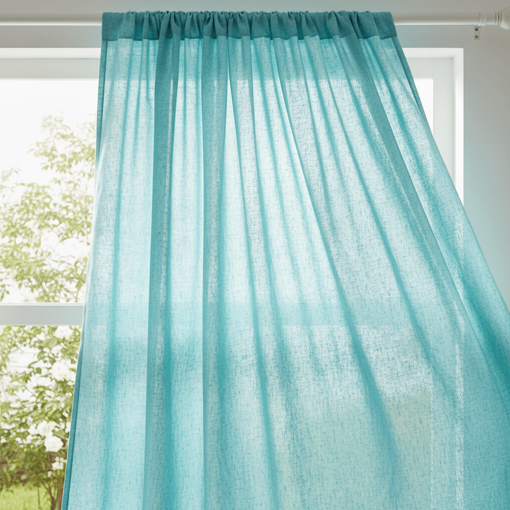 Belgian Flax Curtains in Sand